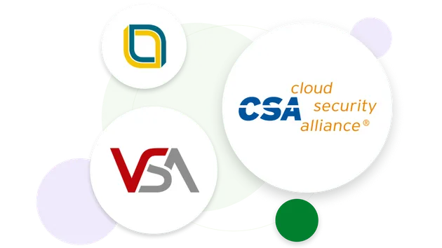 Cloud Security Alliance and VSA logos