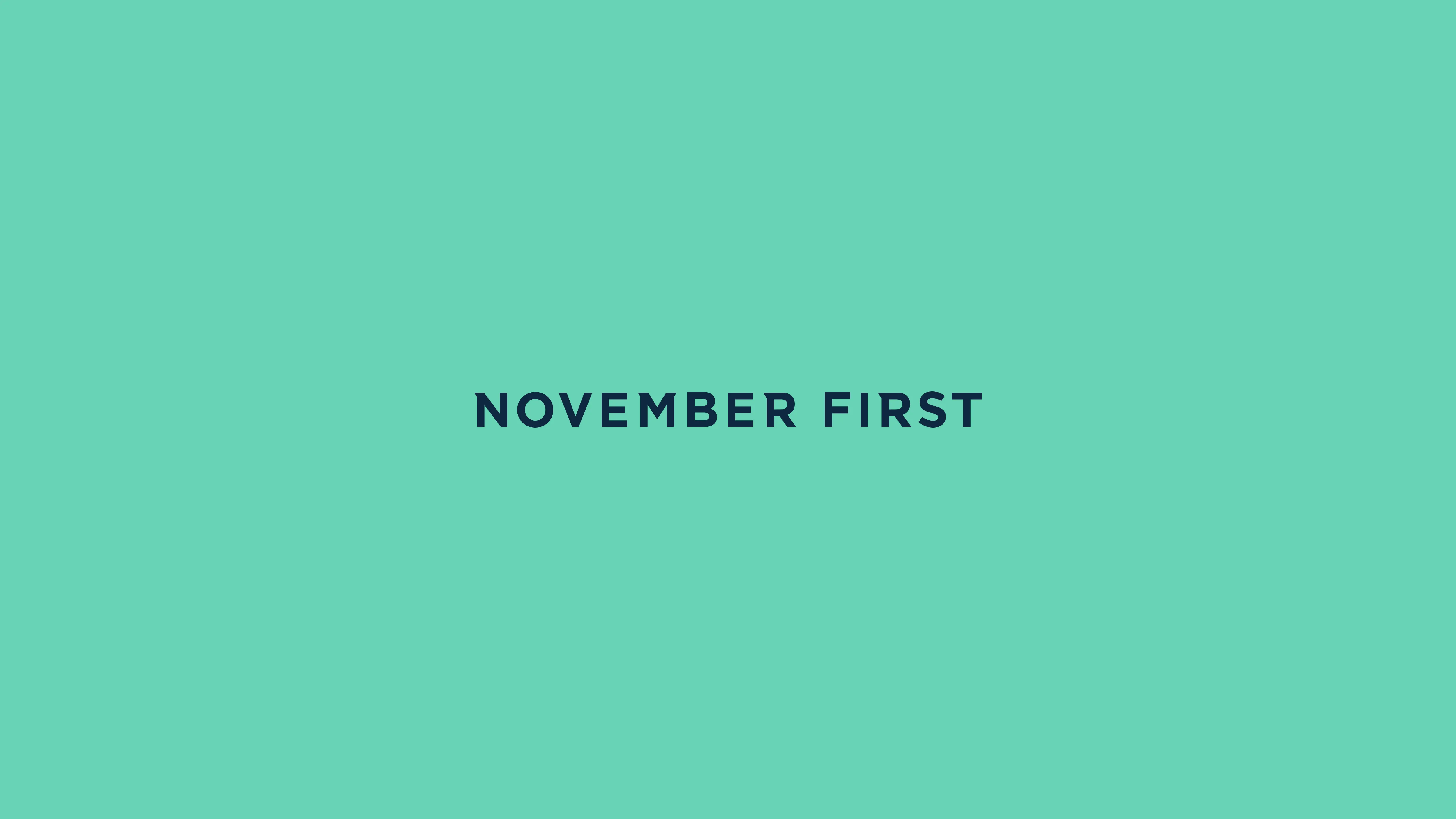 November First Logo Artwork