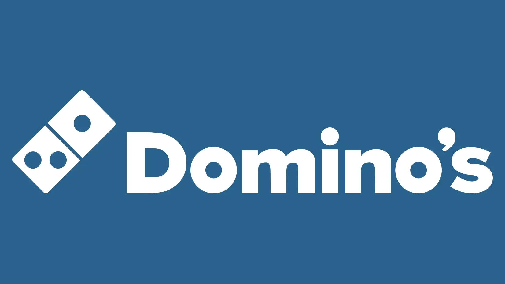Domino's logo on a blue background