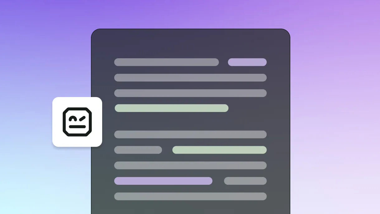 Robot Framework logo on code window on a gradient background